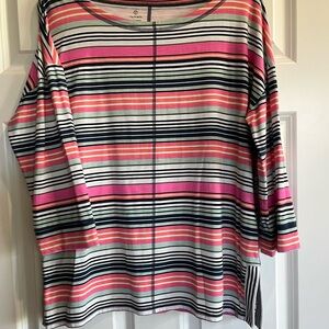 striped top - runs generous